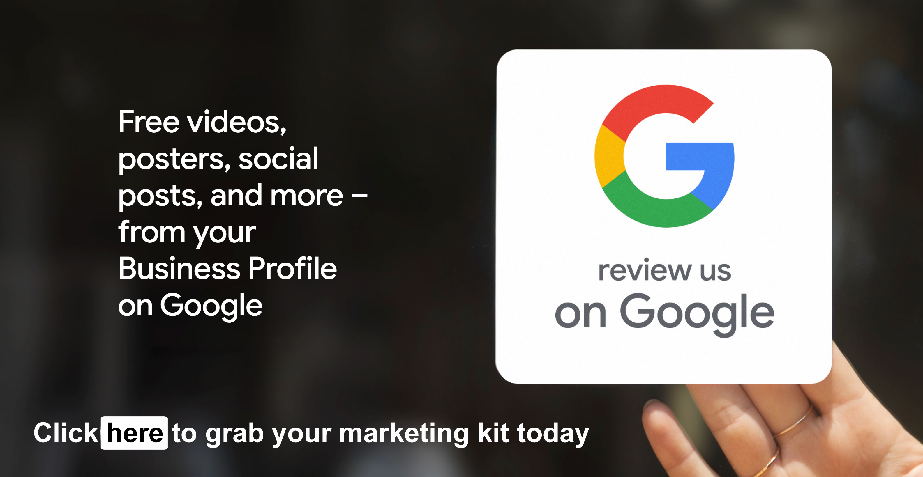 Google Marketing Kit for Small Business